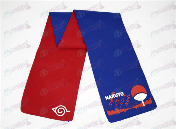 Naruto Sasuke-färg dubbelsidig halsduk