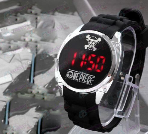 One Piece Tillbehör Luffy logo LED watch pekskärm