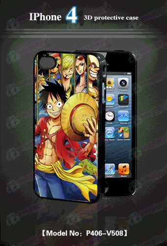 3D mobiltelefon skal Apple 4-One Piece Tillbehör-2