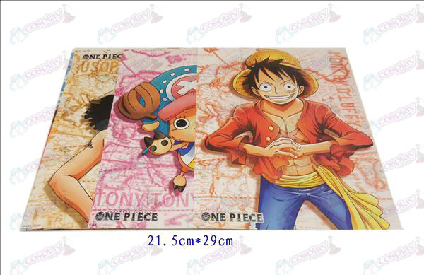 9 två år efter det One Piece Tillbehör präglade poster 21,5 * 29
