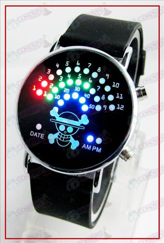 Färgglada koreanska Fan LED klockor - One Piece Tillbehör
