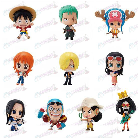 10 Q version av One Piece tillbehör Doll (box)