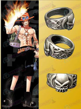 One Piece tillbehör Exelon flagga Ringen-kort installerat