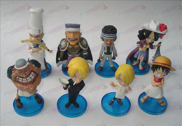 8 modeller One Piece Tillbehör docka vagga