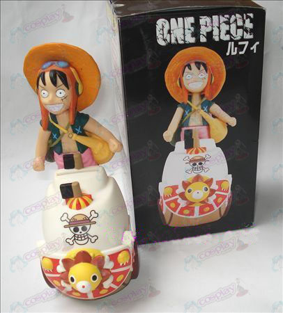 One Piece Tillbehör Luffy docka sparbössa (Sonne 15cm)