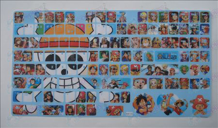 One Piece Tillbehör tangentbord klistermärken