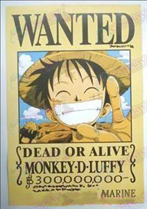 Little One Piece tillbehör garanterar präglade affisch set (11 / set)