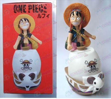 One Piece Tillbehör Luffy docka pengar potten (18cm)
