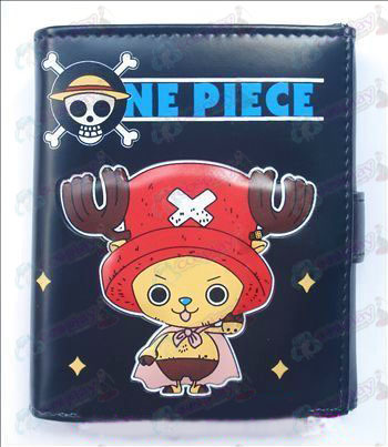 Q version av One Piece tillbehör Chopper bulk plånbok (A)