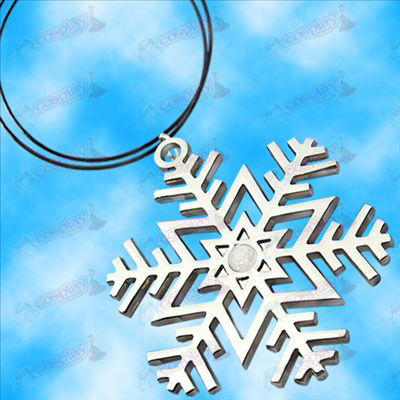 Hatsune snowflake symbol halsband (vita diamanter)