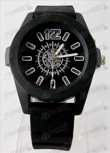 Black Butler Tillbehör färgglada blinkande lampor Watch - Black