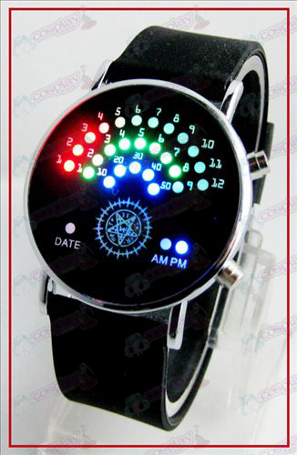 Färgglada koreanska Fan LED klockor - Black Butler Tillbehör