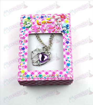Shugo_Chara! Tillbehör Heart Necklace (Purple)