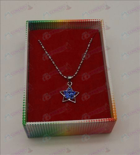 Lucky Star tillbehör diamanthalsband (Ljusblå)