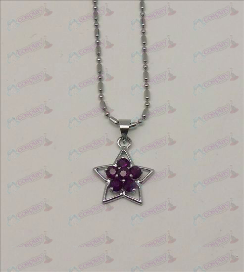 Blister Lucky Star Tillbehör Diamond Necklace (Purple)