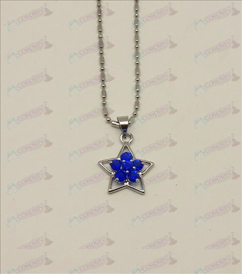 Blister Lucky Star Tillbehör Diamond Necklace (Blå)