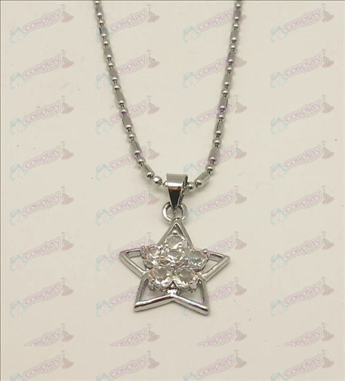 Blister Lucky Star Tillbehör Diamond Necklace (vit)