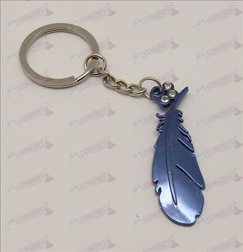 Blister Tsubasa Tillbehör Feather Keychain (blått)