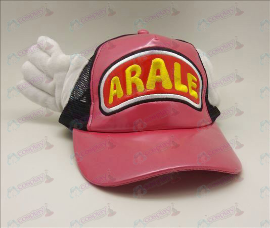 D Ala Lei hatt (Rose - röd)