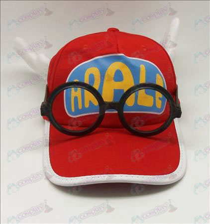 Ala Lei hatt + glasögon (röd)