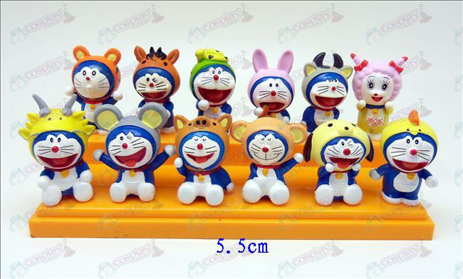 12 Zodiac Doraemon docka
