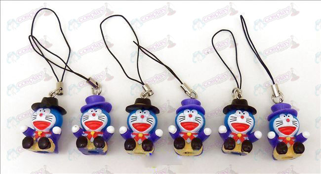6 Skrattande Doraemon docka maskin rep
