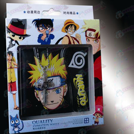 Cross halsband co-laddad plånbok - huvuddelen av Naruto