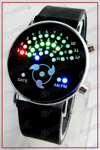 Färgglada koreanska Fan LED klockor - skriva runda ögon