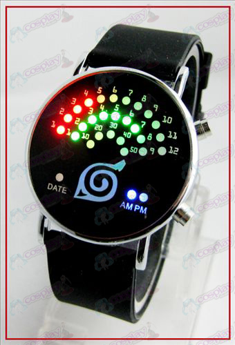 Färgglada koreanska Fan LED klockor - konoha