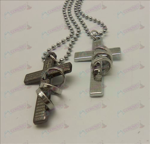 Death Note Tillbehör Cross Ring Necklace (box)