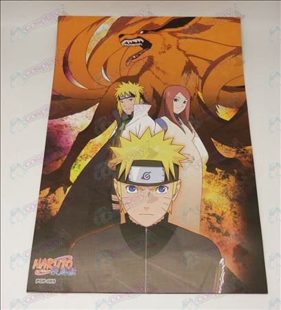 42 * 29 Naruto präglade posters (8 / set