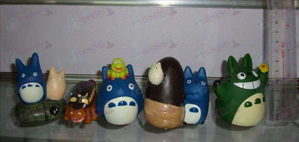 5 modeller Blå Min granne Totoro tillbehör Doll