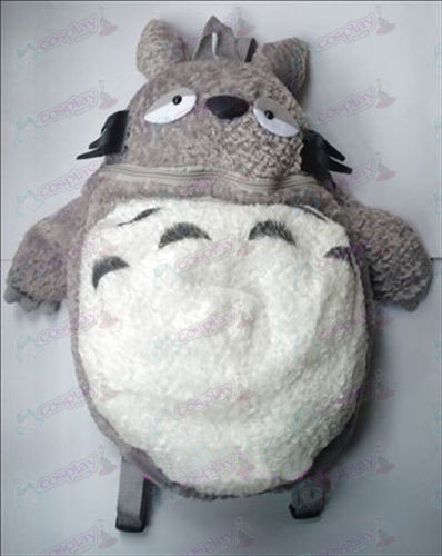 Min granne Totoro Tillbehör Plush Backpack (stora läder skägg) 39 * 62cm