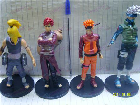 Ultra-färgad fyra basmodeller Naruto Doll