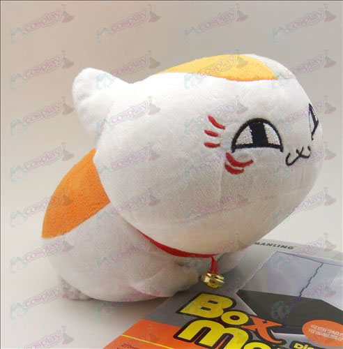 Natsume: s Book of Friends Tillbehör Små vita katt liggande plysch docka (31cm