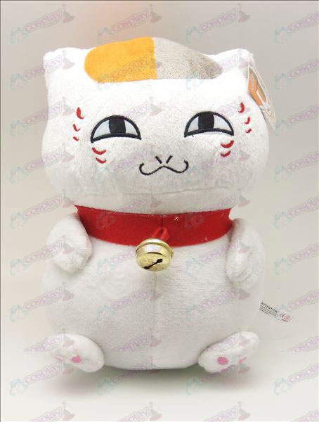 Natsume: s Book of Friends Tillbehör male sittande katt plysch (vit) 31cm