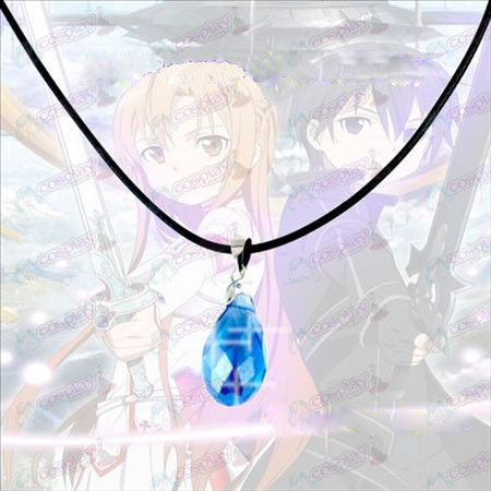 Svärd Art Online Tillbehör Yui Heart Crystal Halsband