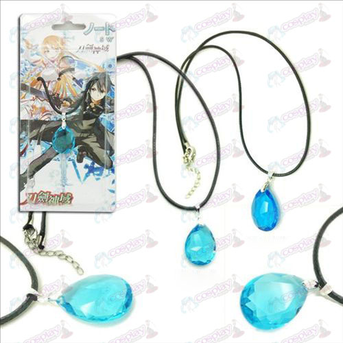 Svärd Art Online Tillbehör Yui Hearts 2 färg droppe hängsmycke halsband
