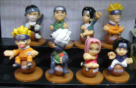 Naruto satt åtta pärlor docka