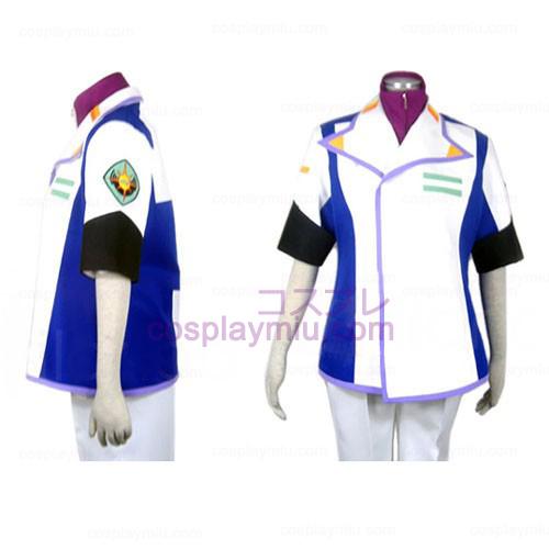 Gundam Seed MWU La Flaga Cosplay Kostym