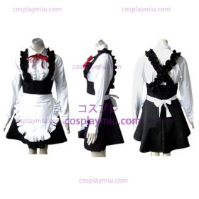 Black Lolita cosplay dräkt