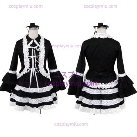 Lolita Black Cosplay Kostym