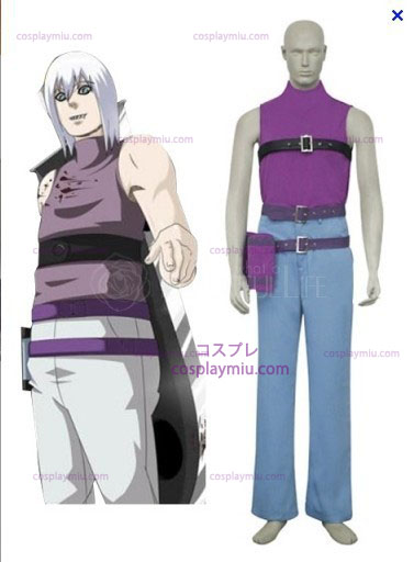 Naruto Suigetsu Hozuki Cosplay kostym