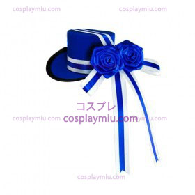 Kuroshitsuji Ciel Phantomhive Cartoon Blue Lolita Cosplay Kostym