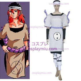 Naruto Sound Fyra Team Tayuya Cosplay Kostym
