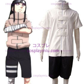 Naruto Shippuden Hyuuga Neji Cosplay Kostym - 2nd Edition