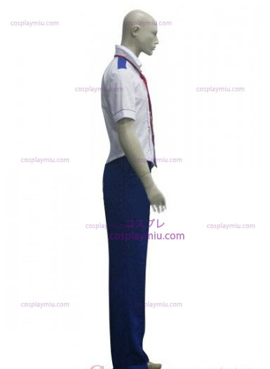 Macross Frontier Alto Saotome Uniform Cosplay Kostym