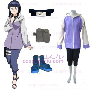 Naruto Shippuden Hinata Hyuuga Cosplay Kostym