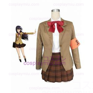 Seitokai Yakuin Domo skoluniform Cosplay Kostym