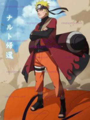 Naruto Uzumaki Naruto Sage Cosplay Coat